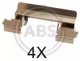 Комплектующие, колодки дискового тормоза A.B.S. купить