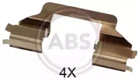 Комплектующие, колодки дискового тормоза A.B.S. купить