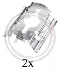 Комплектующие, колодки дискового тормоза A.B.S. купить