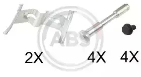 Комплектующие, колодки дискового тормоза A.B.S. купить