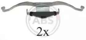 Комплектующие, колодки дискового тормоза A.B.S. купить