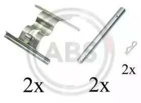 Комплектующие, колодки дискового тормоза A.B.S. купить