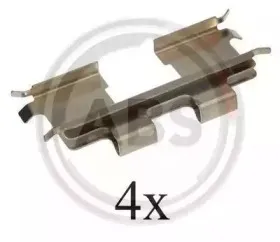 Комплектующие, колодки дискового тормоза A.B.S. купить