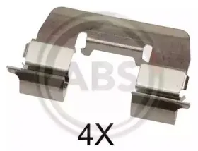 Комплектующие, колодки дискового тормоза A.B.S. купить