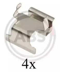 Комплектующие, колодки дискового тормоза A.B.S. купить