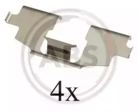 Комплектующие, колодки дискового тормоза A.B.S. купить