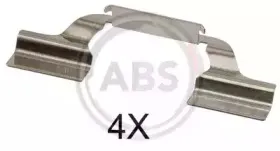 Комплектующие, колодки дискового тормоза A.B.S. купить