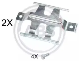 Комплектующие, колодки дискового тормоза A.B.S. купить