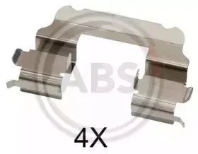 Комплектующие, колодки дискового тормоза A.B.S. купить