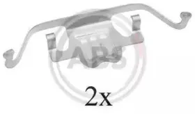 Комплектующие, колодки дискового тормоза A.B.S. купить