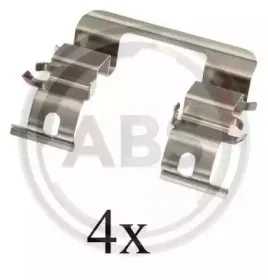 Комплектующие, колодки дискового тормоза A.B.S. купить