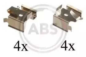 Комплектующие, колодки дискового тормоза A.B.S. купить