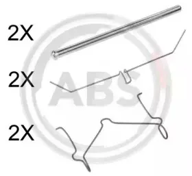 Комплектующие, колодки дискового тормоза A.B.S. купить