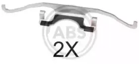 Комплектующие, колодки дискового тормоза A.B.S. купить