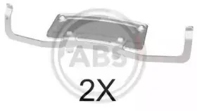 Комплектующие, колодки дискового тормоза A.B.S. купить