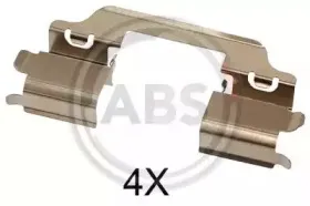 Комплектующие, колодки дискового тормоза A.B.S. купить