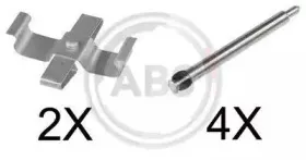 Комплектующие, колодки дискового тормоза A.B.S. купить