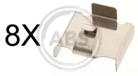 Комплектующие, колодки дискового тормоза A.B.S. купить