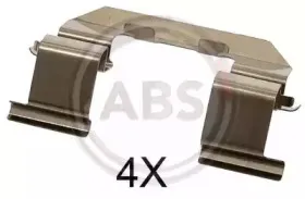 Комплектующие, колодки дискового тормоза A.B.S. купить