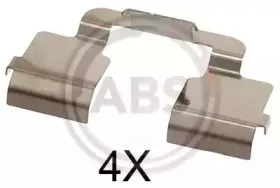 Комплектующие, колодки дискового тормоза A.B.S. купить