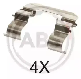 Комплектующие, колодки дискового тормоза A.B.S. купить