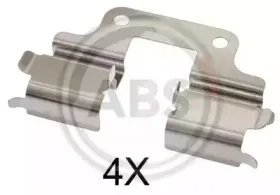 Комплектующие, колодки дискового тормоза A.B.S. купить