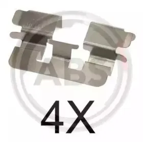 Комплектующие, колодки дискового тормоза A.B.S. купить