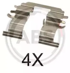 Комплектующие, колодки дискового тормоза A.B.S. купить