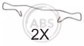 Комплектующие, колодки дискового тормоза A.B.S. купить