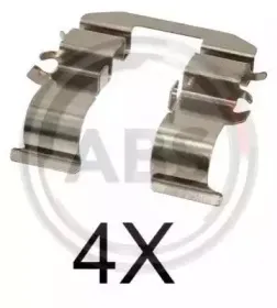 Комплектующие, колодки дискового тормоза A.B.S. купить