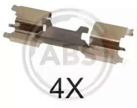 Комплектующие, колодки дискового тормоза A.B.S. купить