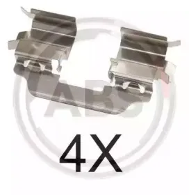 Комплектующие, колодки дискового тормоза A.B.S. купить