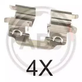 Комплектующие, колодки дискового тормоза A.B.S. купить