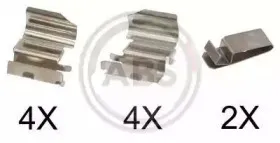 Комплектующие, колодки дискового тормоза A.B.S. купить