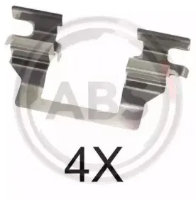 Комплектующие, колодки дискового тормоза A.B.S. купить