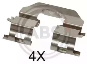 Комплектующие, колодки дискового тормоза A.B.S. купить