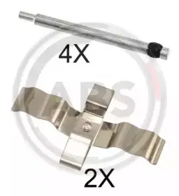 Комплектующие, колодки дискового тормоза A.B.S. купить