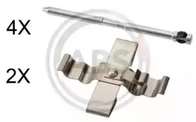 Комплектующие, колодки дискового тормоза A.B.S. купить