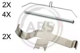 Комплектующие, колодки дискового тормоза A.B.S. купить