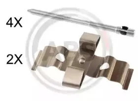 Комплектующие, колодки дискового тормоза A.B.S. купить