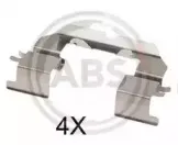 Комплектующие, колодки дискового тормоза A.B.S. купить