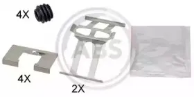 Комплектующие, колодки дискового тормоза A.B.S. купить