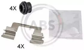 Комплектующие, колодки дискового тормоза A.B.S. купить