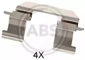 Комплектующие, колодки дискового тормоза A.B.S. купить