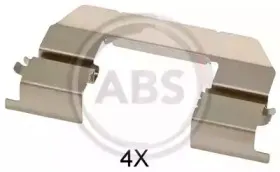 Комплектующие, колодки дискового тормоза A.B.S. купить