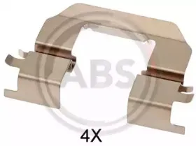 Комплектующие, колодки дискового тормоза A.B.S. купить