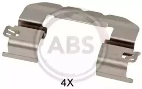 Комплектующие, колодки дискового тормоза A.B.S. купить