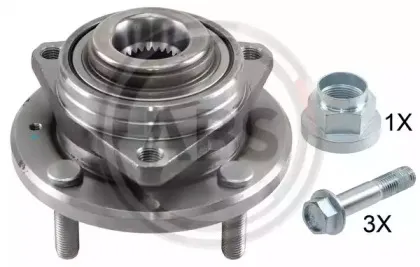 Комплект подшипника ступицы колеса A.B.S. купить