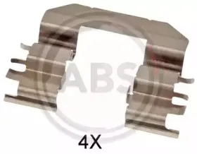 Комплектующие, колодки дискового тормоза A.B.S. купить