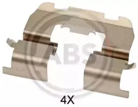 Комплектующие, колодки дискового тормоза A.B.S. купить